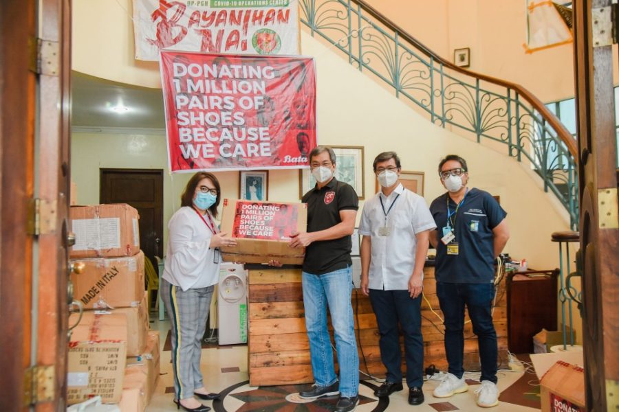 Bata, SM Foundation give shoes to PGH frontliners
