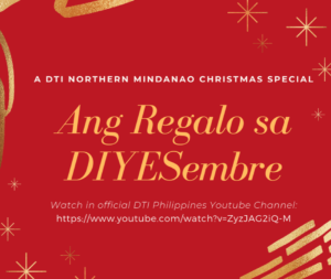 DTI-10 starts Xmas 'Pasa-Love,' shows local foods over Youtube