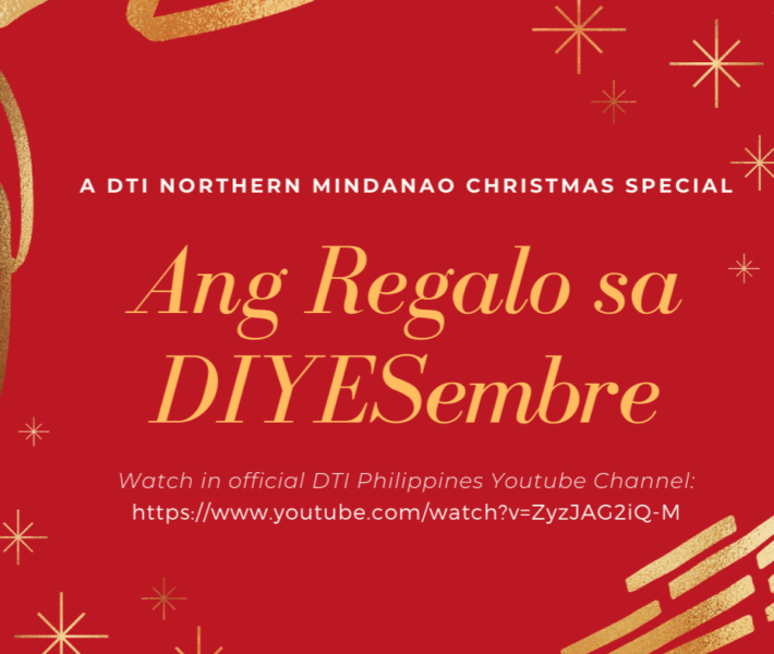 DTI-10 starts Xmas 'Pasa-Love,' shows local foods over Youtube