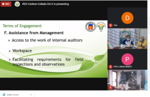 DA-10 meets COA team for audit entrance conference