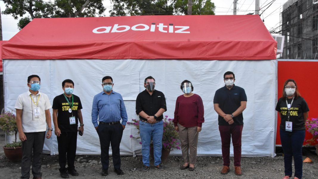 Power firm turns over air-conditioned tents to SPMC
