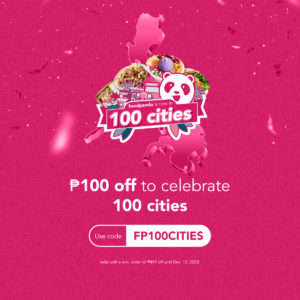 foodpanda reaches 100th city in PH, celebrates milestone with an exciting promo
