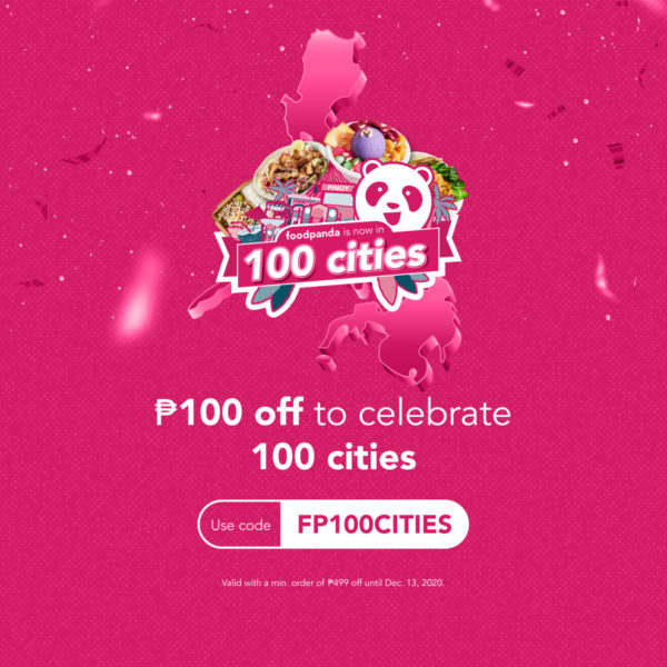 foodpanda reaches 100th city in PH, celebrates milestone with an exciting promo