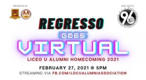 Liceo U Alumni Holds Virtual Regresso 2021 Alumni Homecoming