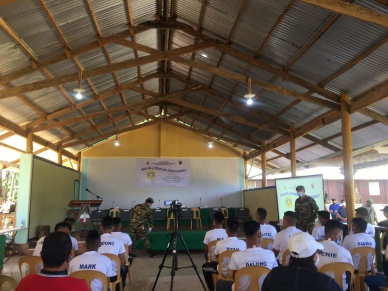 17 NPA rebels surrender to govt forces in Bukidnon