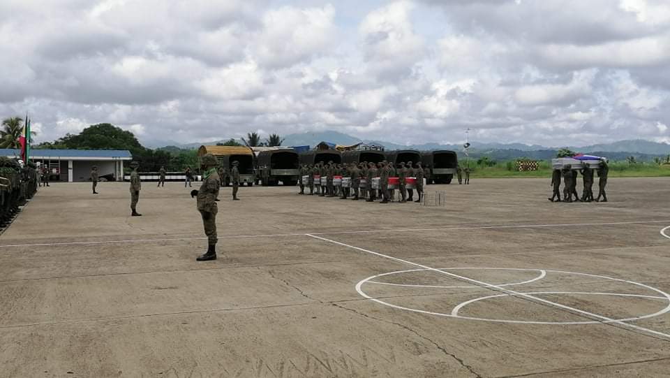 Diamond division honors 37 soldiers killed in Sulu crash