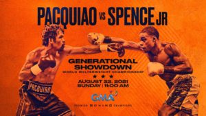 GMA Network airs 'Pacquiao vs. Spence Jr.: Generational Showdown' on August 22