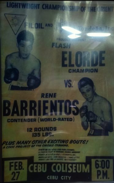 Rene Barrientos remembers memorable fight with Flash Elorde