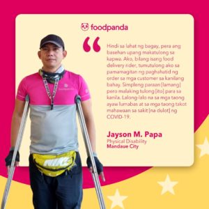 These foodpanda riders are real superheroes on the road