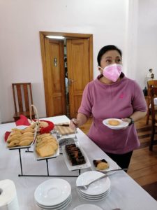 LOOK: Breaking bread