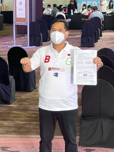 'Bisaya Gyud‘ party-list files COC for 2022 polls