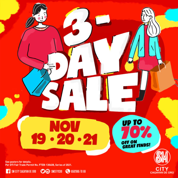 SM City CDO to launch 3-day sale
