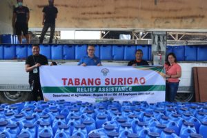 DA-10, employees ram up relief aid to Caraga typhoon-survivors