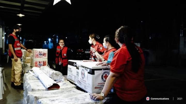 National disaster response team of PRC arrives in Siargao to provide aid