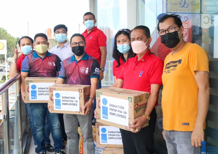 PIA-10 donates relief goods for Severe Storm Odette victims