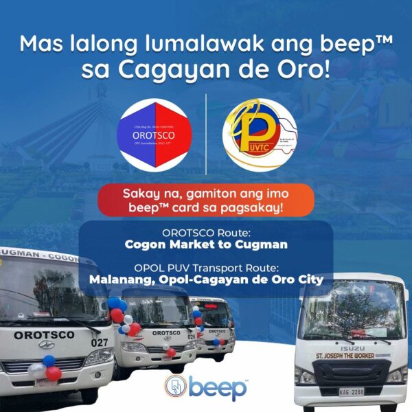beep™ widens transport partner network in Cagayan de Oro