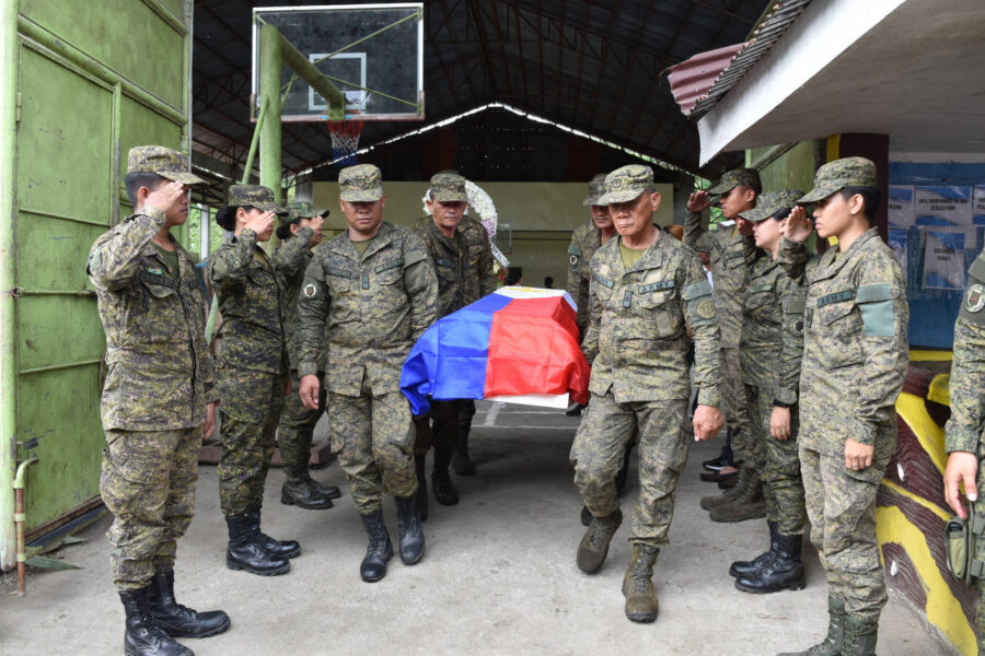 Army's 29IB honors slain Cafgu member