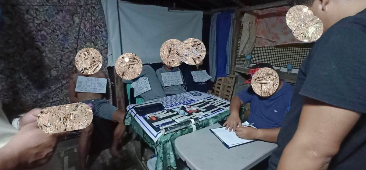 Narcs, cops nab 4 in Digos drug den