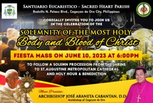 Oro's Blessed Sacrament Shrine calls for grand Corpus Christi procession