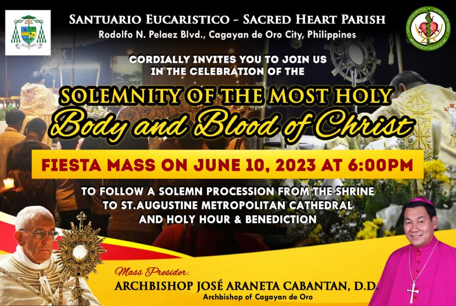 Oro's Blessed Sacrament Shrine calls for grand Corpus Christi procession