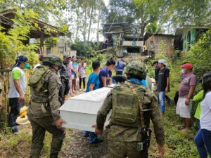Grieving parents bury their dead NPA daughters