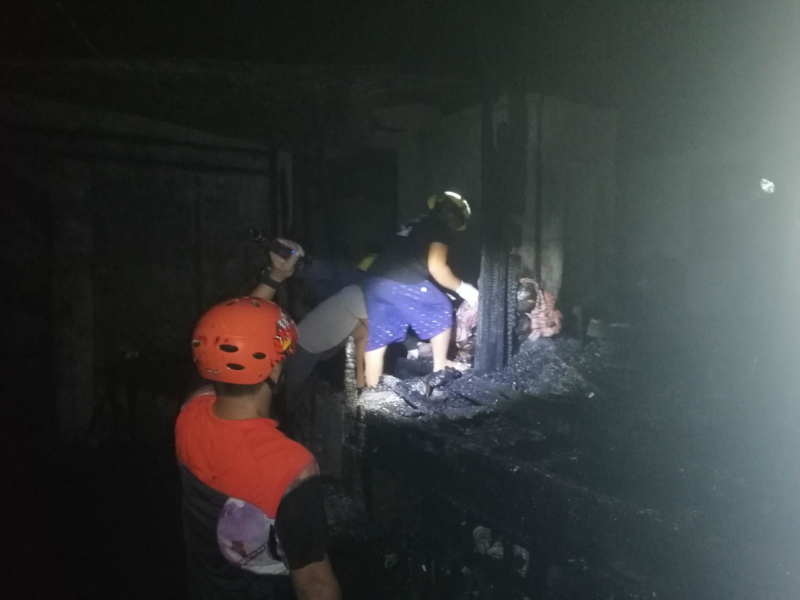 Man sets self on fire