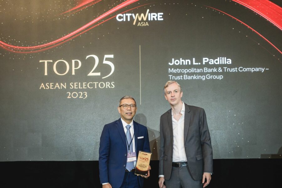 Metrobank Investment Management Head named as one of Citywire Asia’s Top 25 ASEAN Selectors