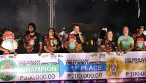 Higalaay street dance honors victorious barangays at Sports Center