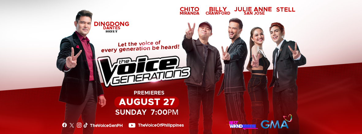 GMA Network’s ‘The Voice Generations’ premiers August 27