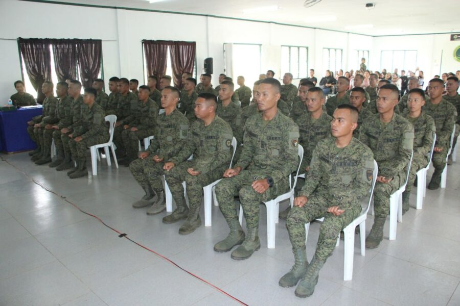 32 new soldiers complete basic training in Bukidnon