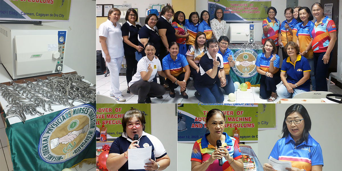 RCEU turns over P172k worth of medical equipment to MOPNFI