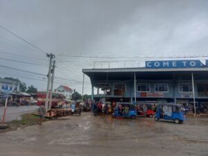 Road widening causes extensive damage to structures in Balingoan