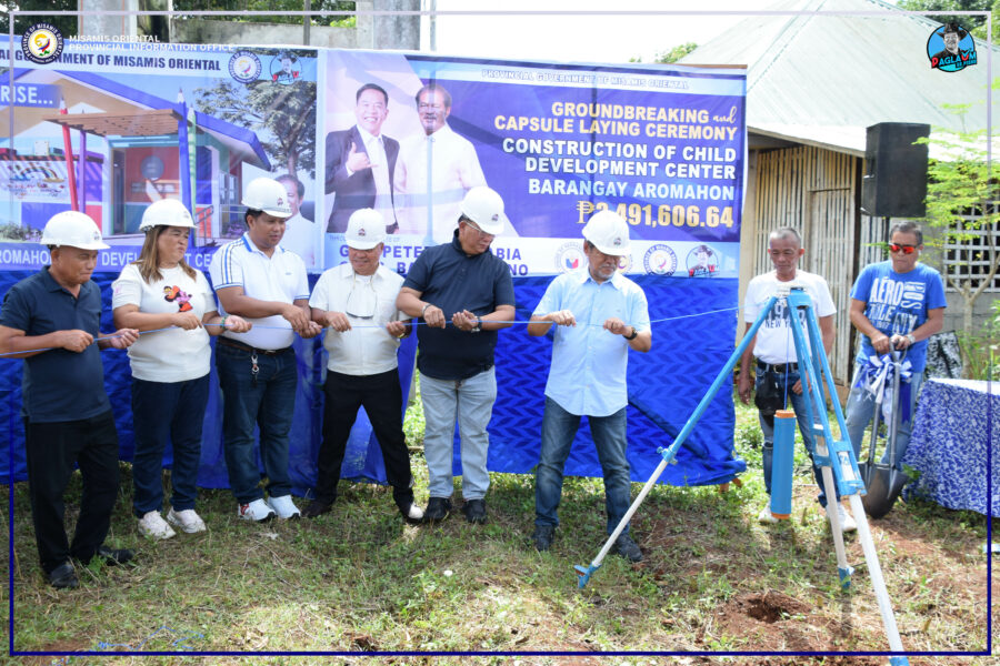 Gov. Unabia breaks ground for child development center in Brgy. Aromahon, Laguindingan