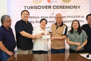 Pagcor grants P1m to boost educ in Oro