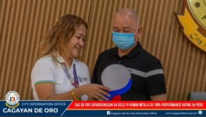 Dole-10 honors Oro govt for perfect Peso rating
