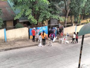 Young artists fete Earth Day with mural painting