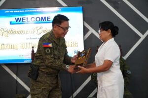 Diamond division honors retiring officer, civilian staff
