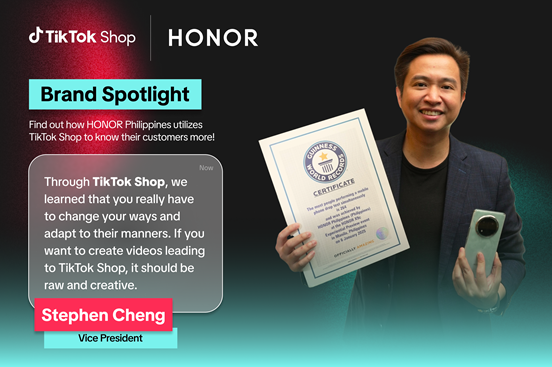 HONOR Philippines transforms digital retail experience with TikTok shop breakthrough