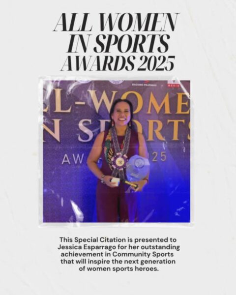 Esparrago honored at All Women in Sports Awards