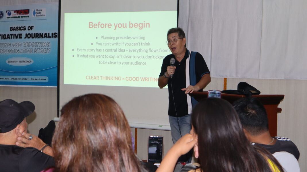 Journos sharpen investigative skills at Oro workshop
