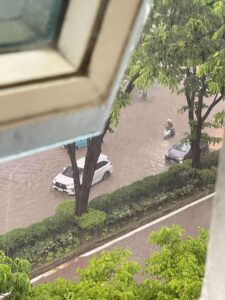 Floods hit Oro