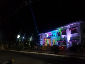 City hall lights up for Pride Month