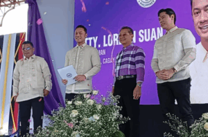 Suan takes oath in Besigan, honors father's support