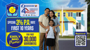 Pag-IBIG Fund Offers Special 3% Rate for Initial 10 Years to First 30,000 Expanded 4PH Borrowers