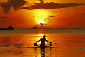 Morning spearfishing