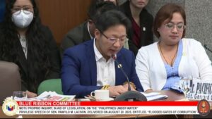 Discayas allege bribes to lawmakers