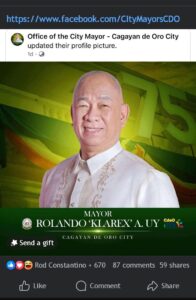 Mayor's office creates new FB page after month-long recovery effort