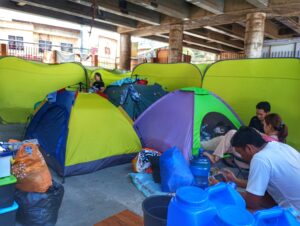 Under the bridge: Survivors rebuild after the Abellanosa Street fire