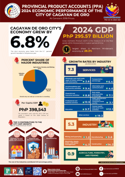 Oro GDP grows 6.8% in 2024, driven by services sector
