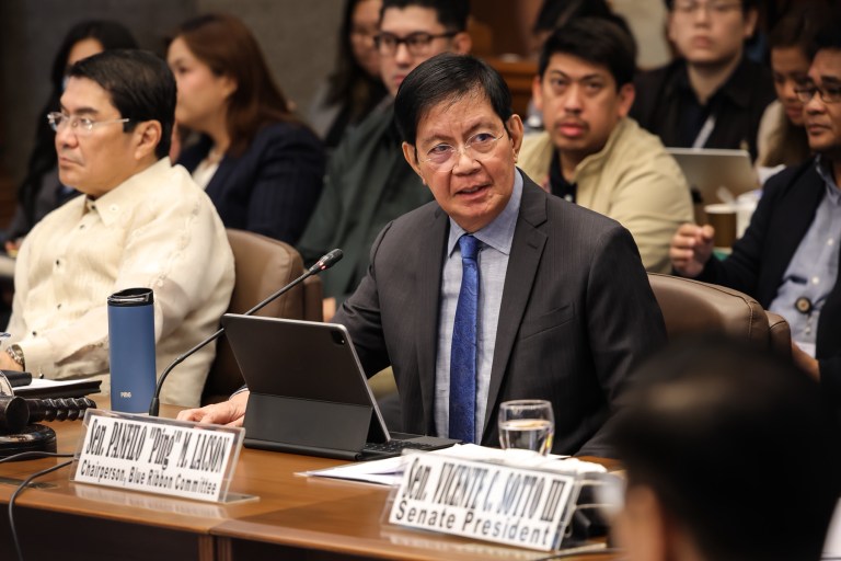 Lacson says Co's online claims need authentication